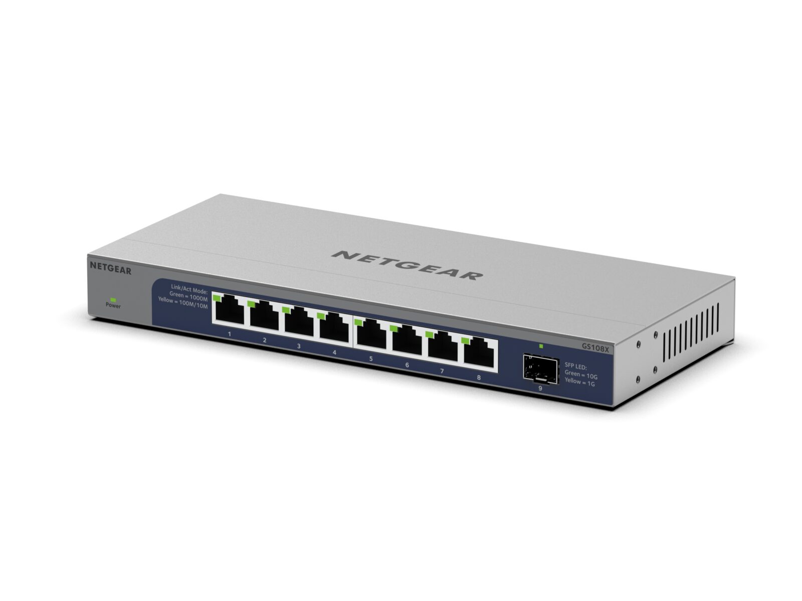 *NEW* NETGEAR GS108X 8 Port Gigabit Ethernet Unmanaged Switch - Picture 1 of 1