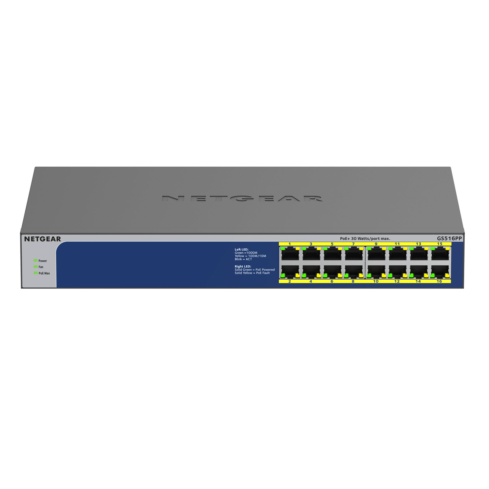 *NEW* NETGEAR GS516PP 16 Port Gigabit Switch - Picture 1 of 1